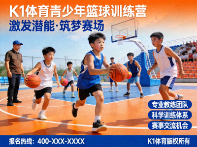 开云为青少年篮球训练营设计的体育营销活动